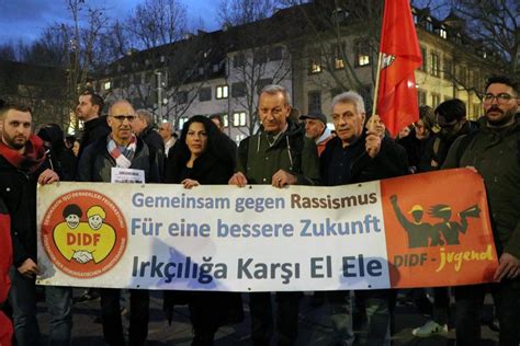 T­ü­r­k­i­y­e­ ­v­e­ ­A­l­m­a­n­y­a­­d­a­n­ ­H­a­n­a­u­­d­a­k­i­ ­ı­r­k­ç­ı­ ­s­a­l­d­ı­r­ı­y­a­ ­k­a­r­ş­ı­ ­o­r­t­a­k­ ­b­i­l­d­i­r­i­
